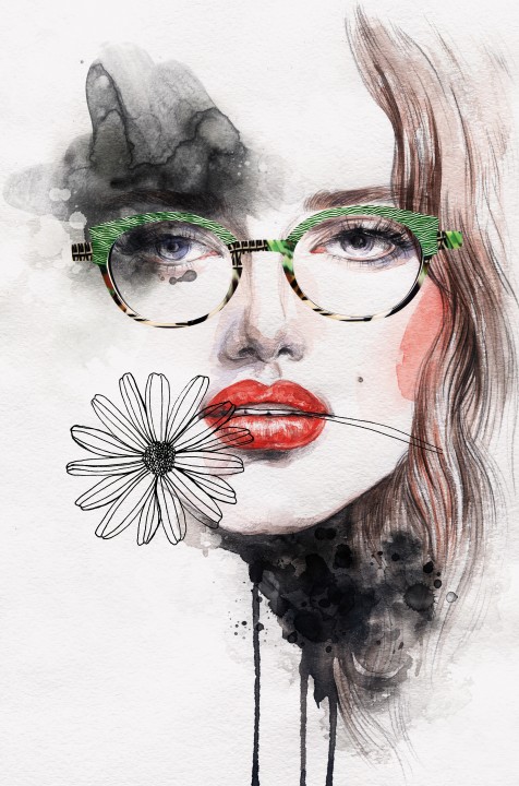 BOZ - Painting Glasses Portrait