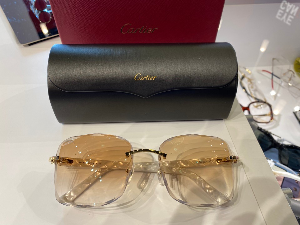 Cartier - Custom Sunglasses featuring Facet cut lenses