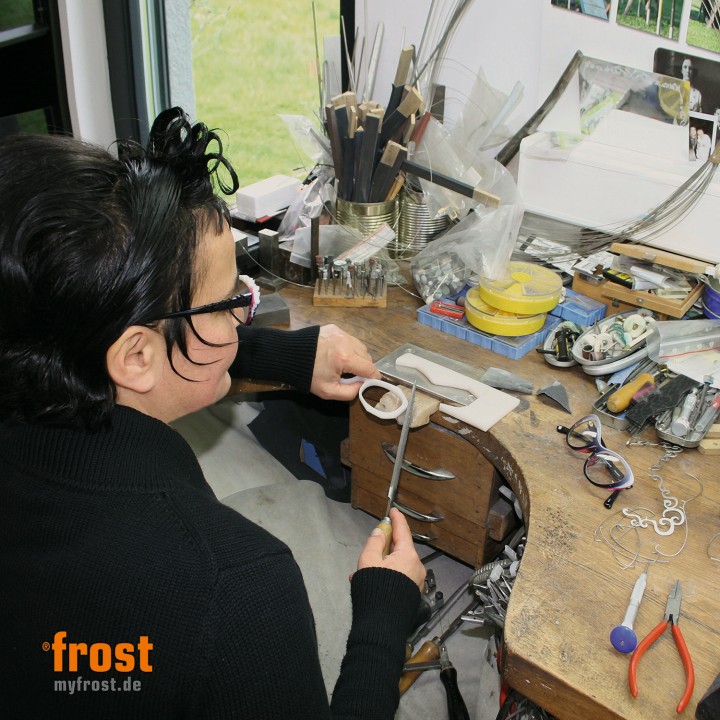Frost - Marion at her working station