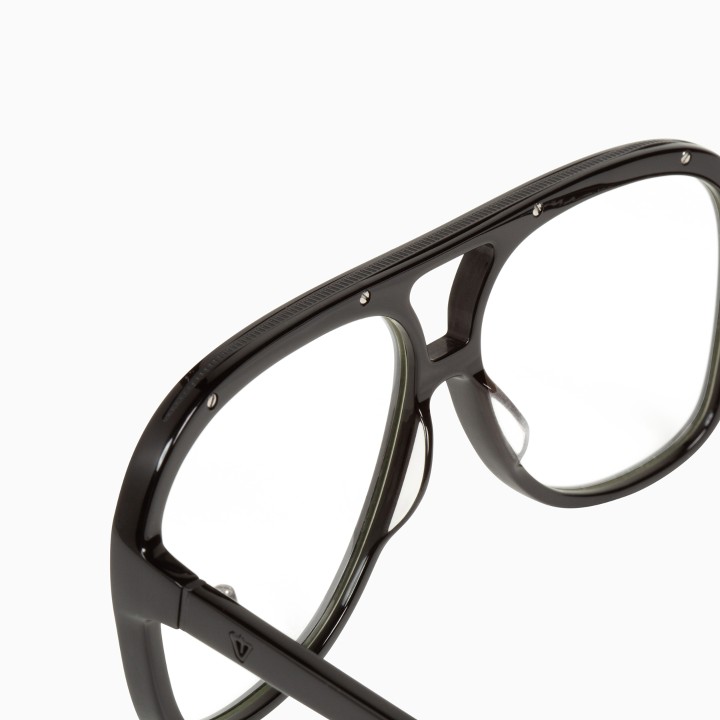 Valley Eyewear - BANG GlossBlack Black Clear 3