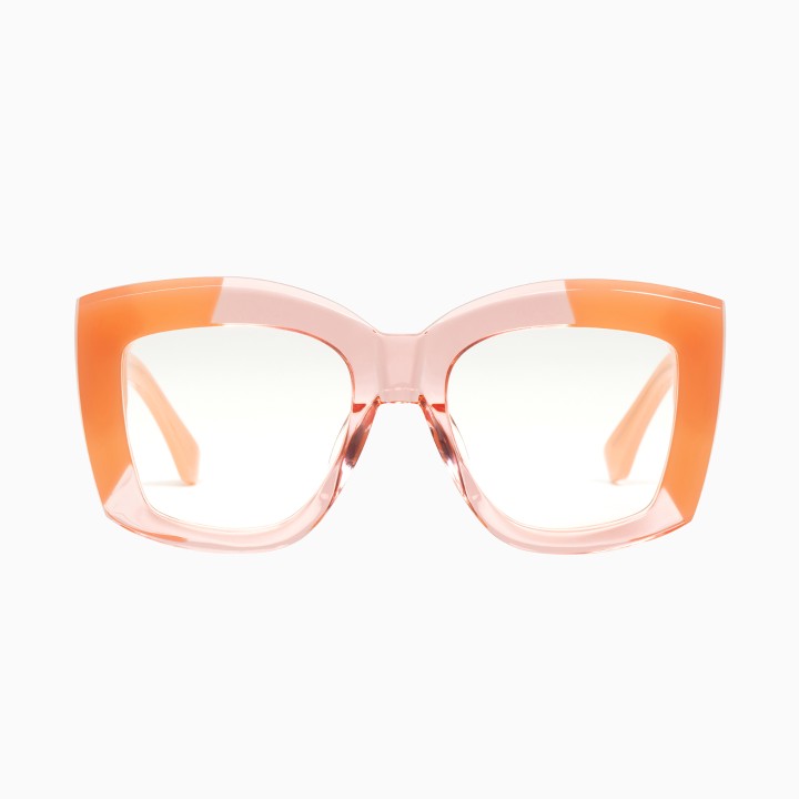 Valley Eyewear - COLTRANE TransparentPinkBlushCorners Clear 1