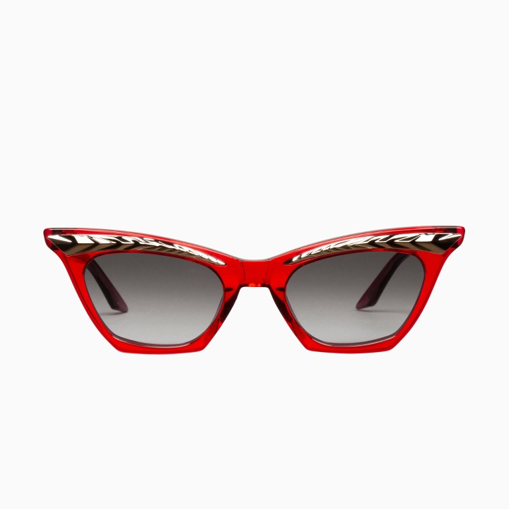 Valley Eyewear - SEYLAH TransparentRed CBlackGradient 1