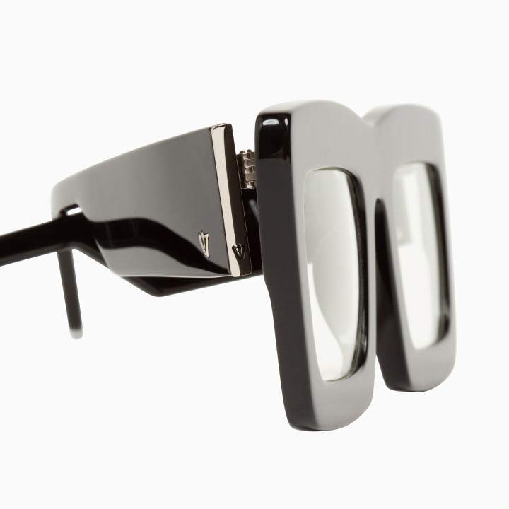 Valley Eyewear - BLACKASTEROID GlossBlack Clear 3