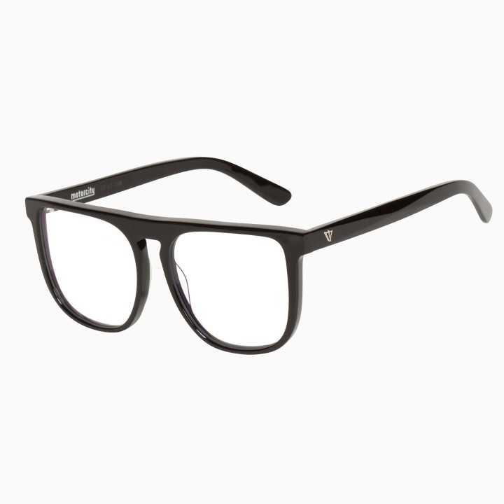 Valley Eyewear - MOTORCITY GlossBlack Clear 2