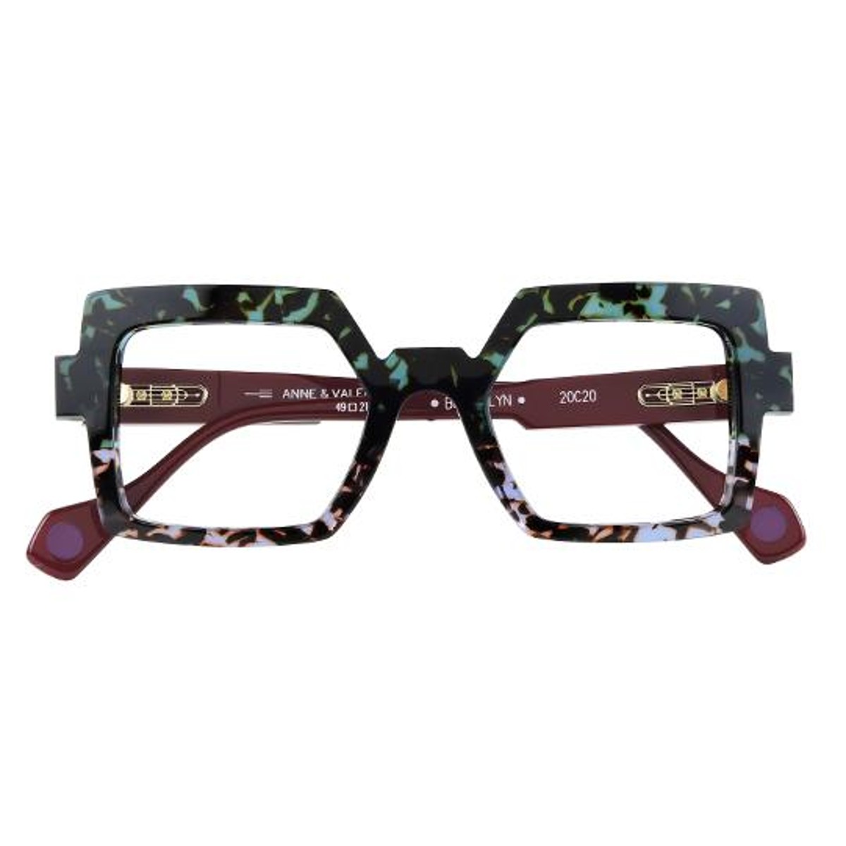 Anne et Valentin - Brooklyn 20C20 Purple Tortoise/Burgundy
