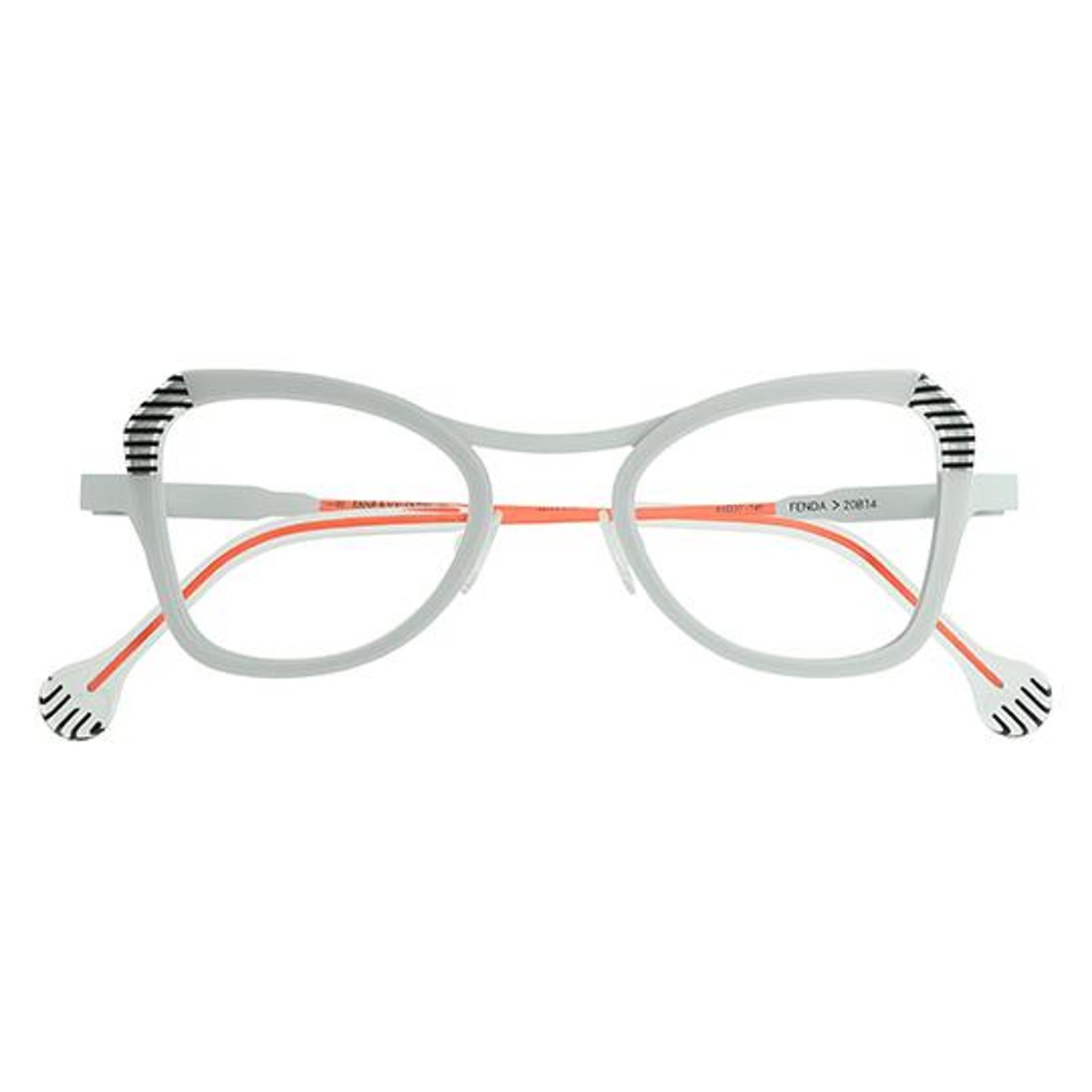 Anne et Valentin - Fenda 20B14 Light Grey/Orange
