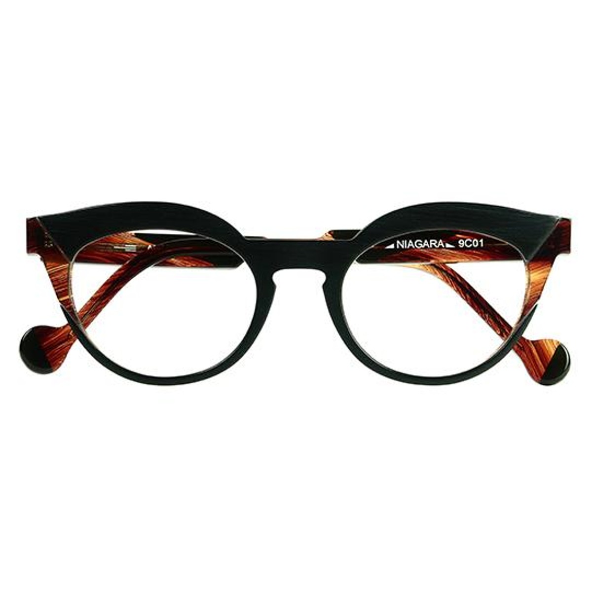 Anne et Valentin - Niagara 9C01 Black/Tortoise Brown
