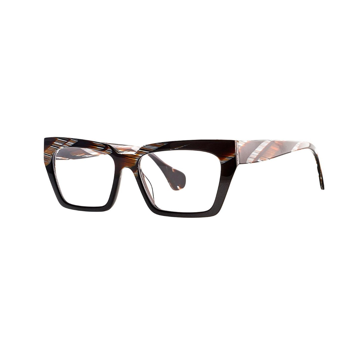 Theo - Mille+49 21 Dark Brown Horn/Grey