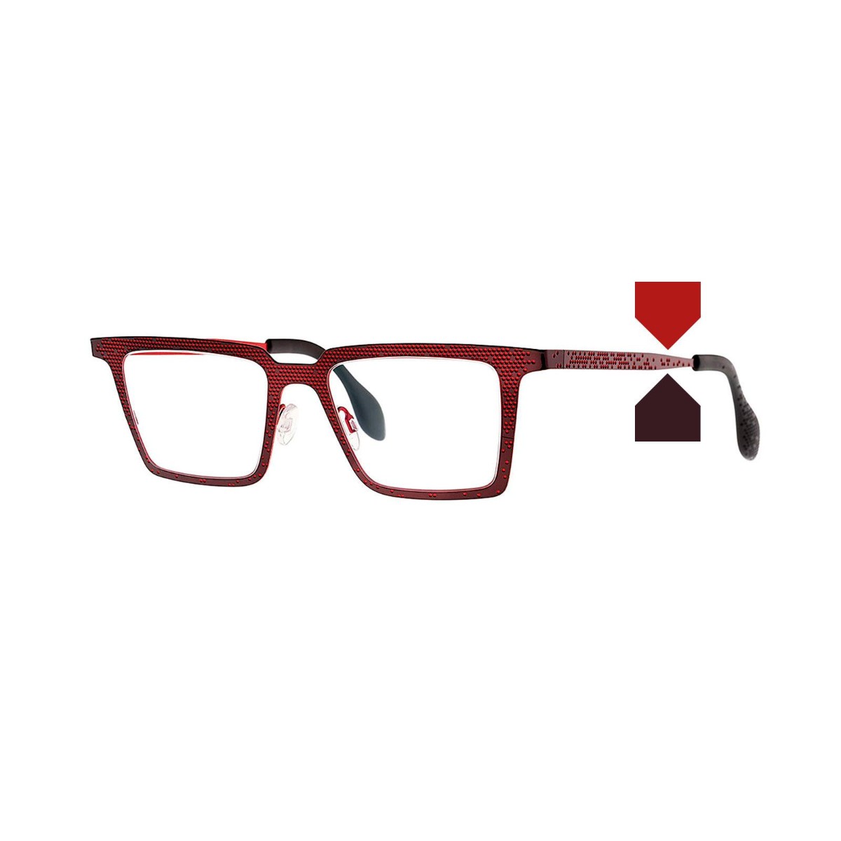 Theo - Mille+63 311 Burgundy/Red