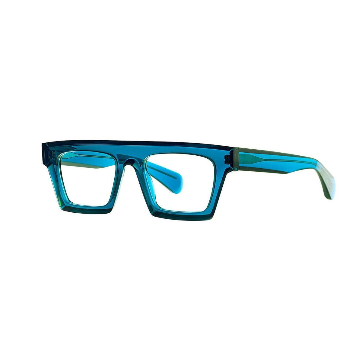 Theo - Mille+83 009 Transparent Petrol Blue