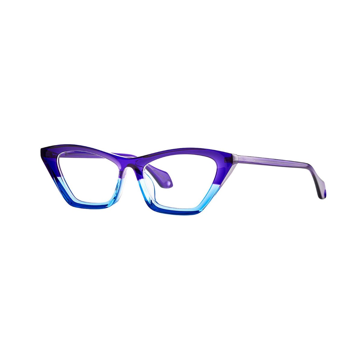 Theo - Mille+89 024 Transparent Orchid+Transparent Smurf Blue
