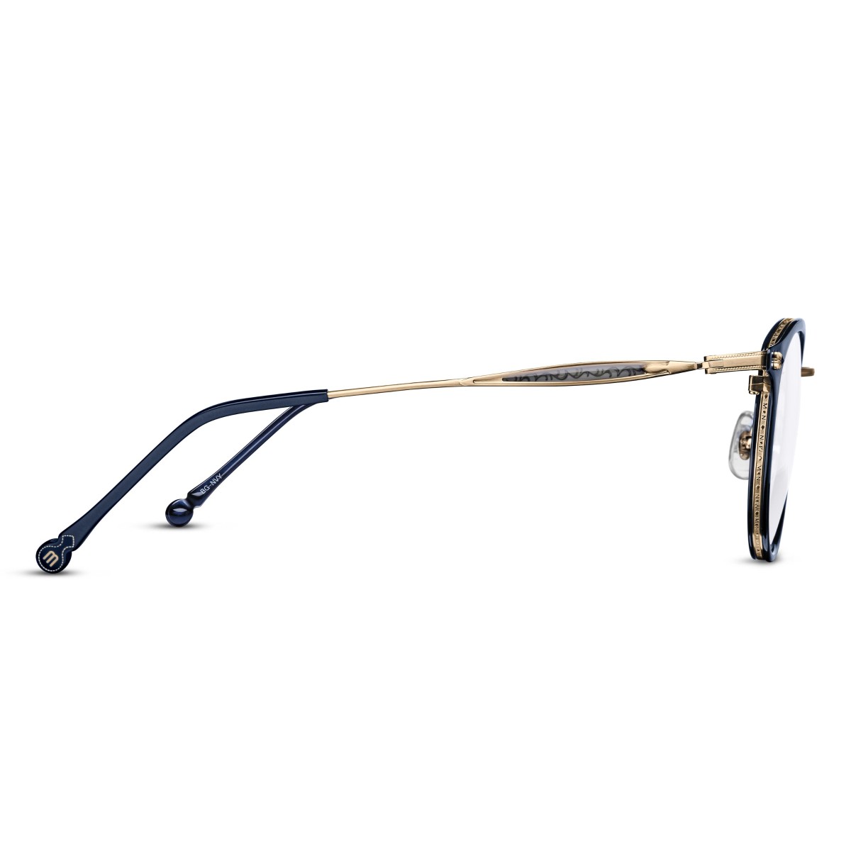 Matsuda - M3114 BG-NVY Brushed Gold-Navy