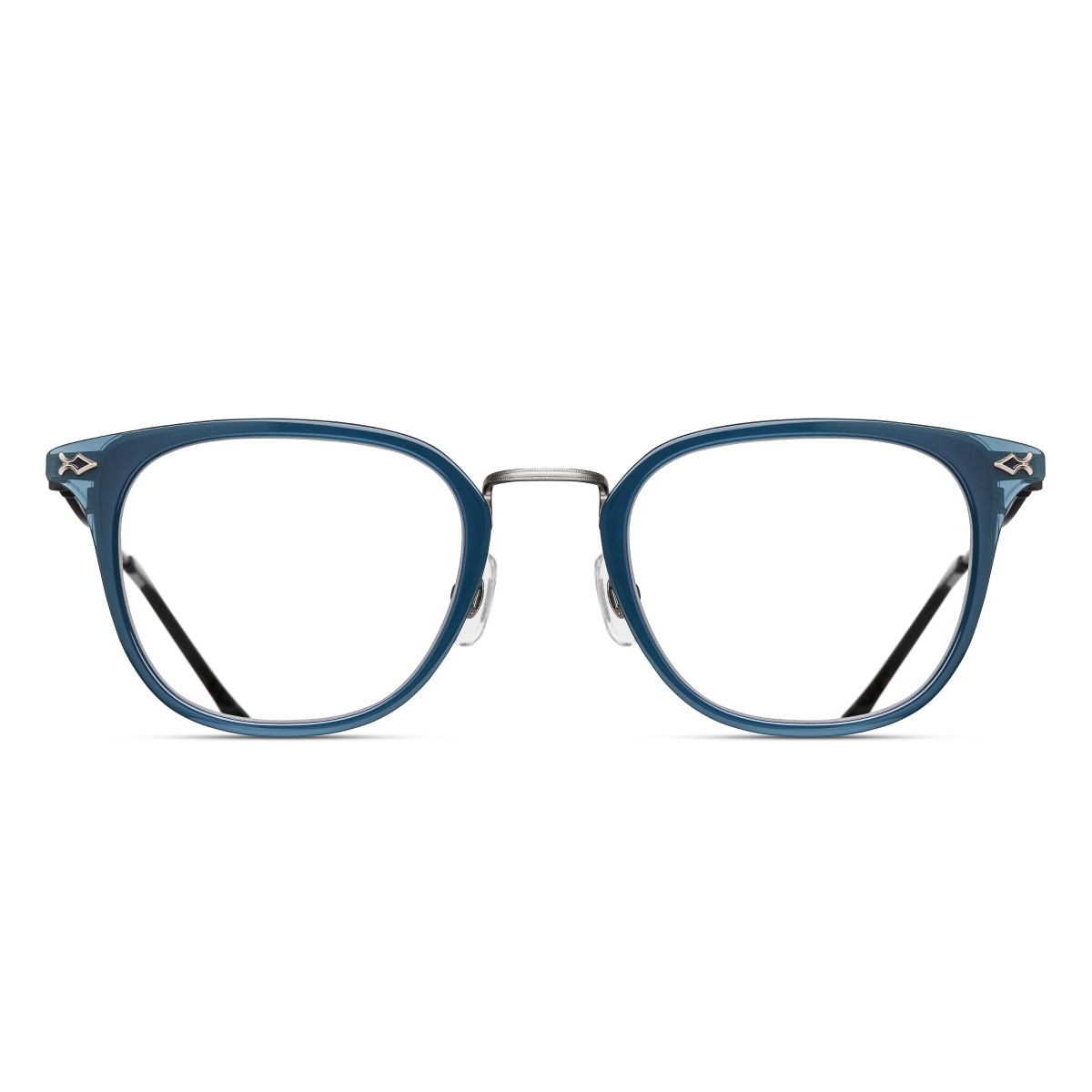 Matsuda - M3113 AS-NVDB Antique Silver-Navy/Demi Brown