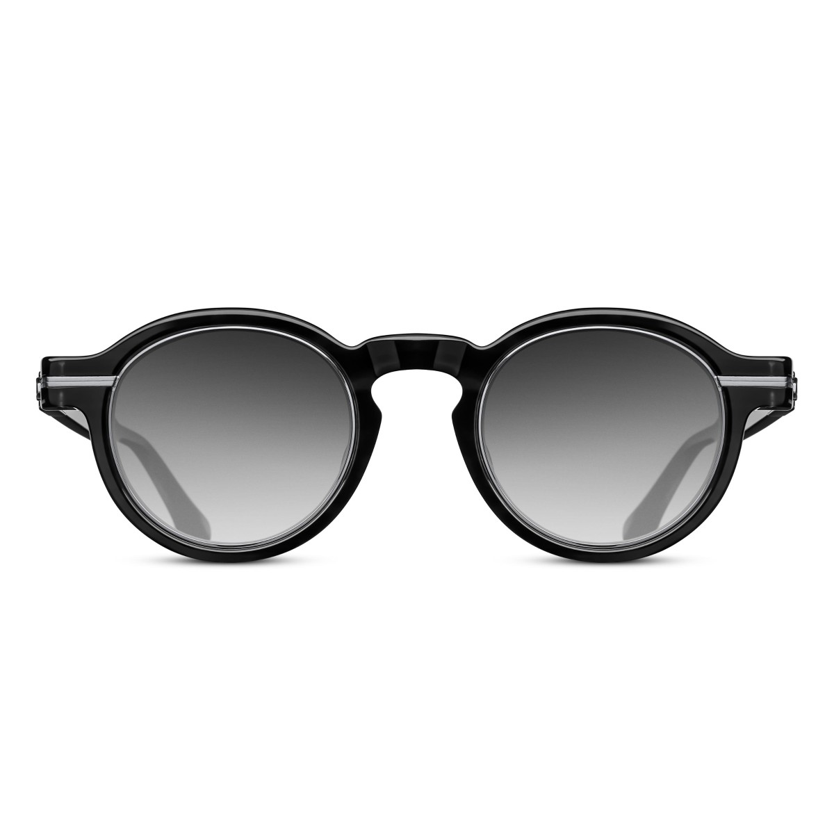 Matsuda - M2050 BKS-BS Black Stripe-Brushed Silver
