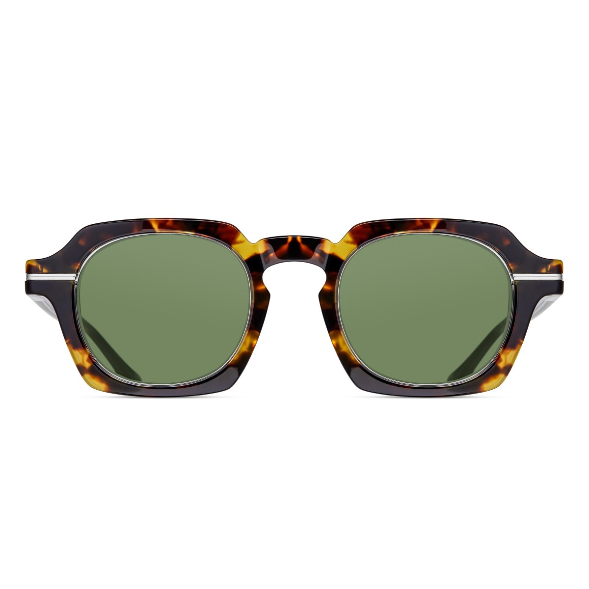 Matsuda - M2055 TOT-BS Tokyo Tortoise-Brushed Silver