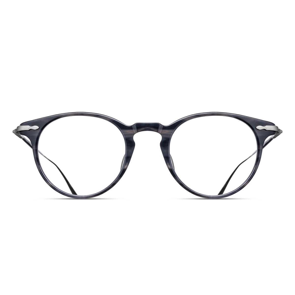 Matsuda - M2056 BKS-BS Black Stripe-Brushed Silver