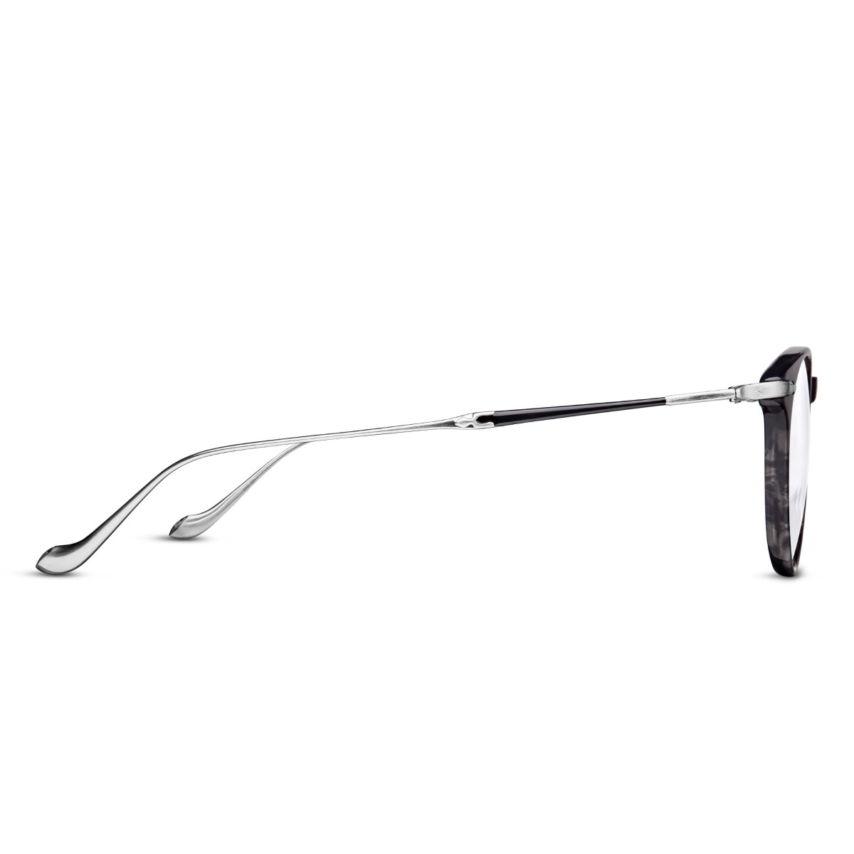 Matsuda - M2056 BKS-BS Black Stripe-Brushed Silver