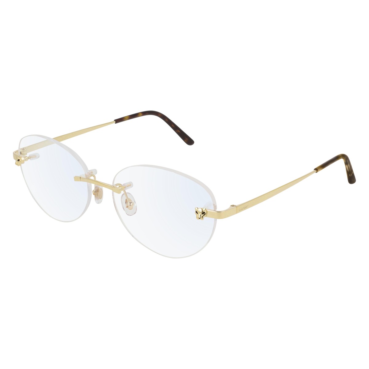 Cartier - CT0028O 003 Gold-Havana-Transparent