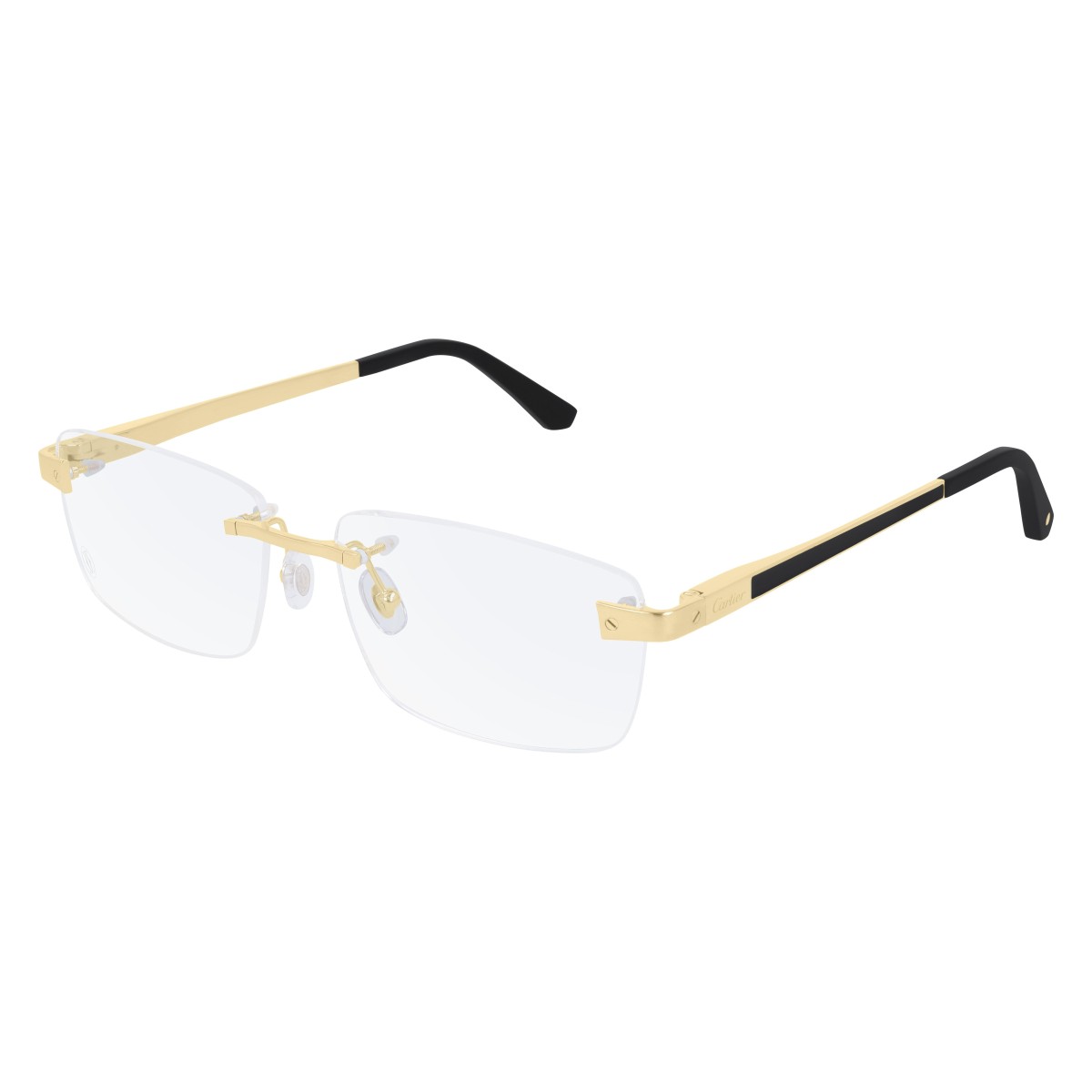 Cartier - CT0201O 001 Gold-Gold-Transparent