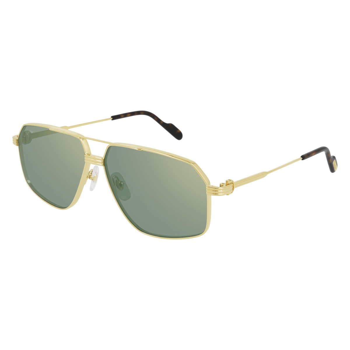 Cartier - CT0270S 004 Gold-Gold-Green