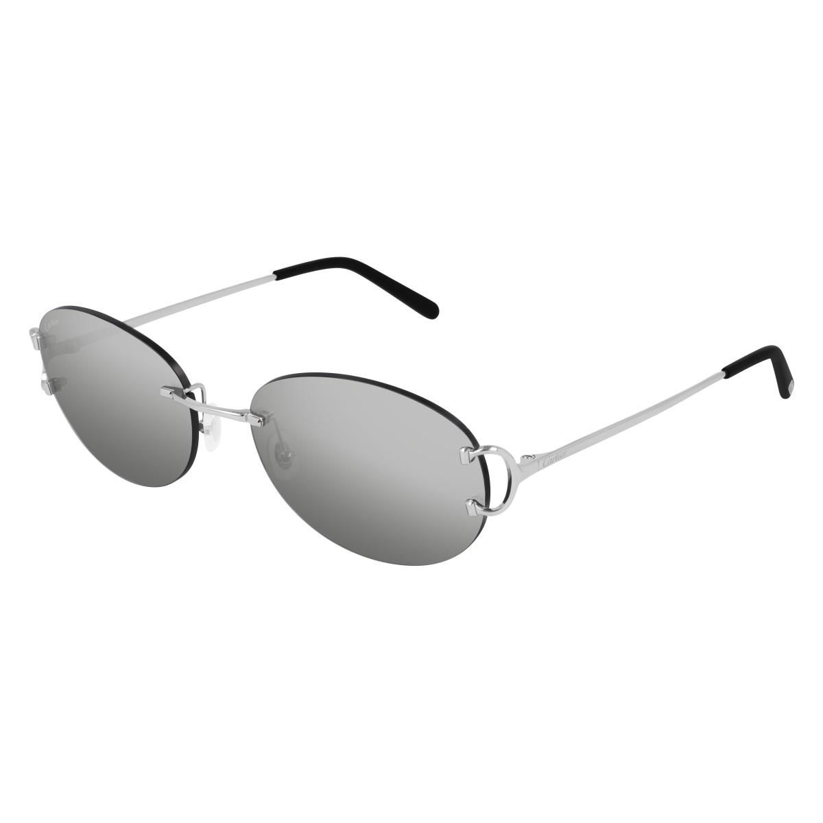 Cartier - CT0029RS 001 Silver-Silver-Grey