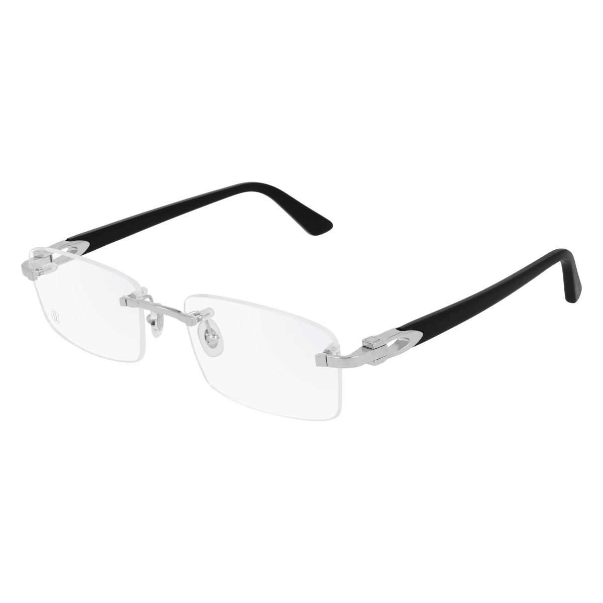 Cartier - CT0287O 004 Silver-Blue-Transparent