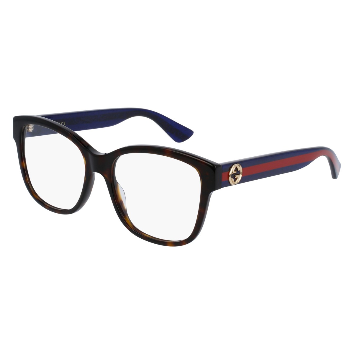 Gucci - GG0038ON 003 Tortoise/Blue/Red