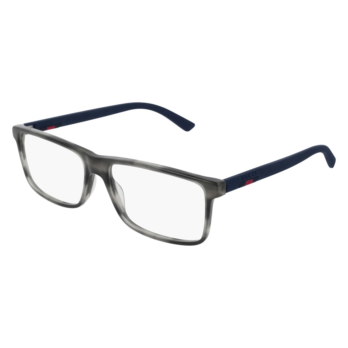 Gucci - GG0424O 007 Havana Blue Transparent