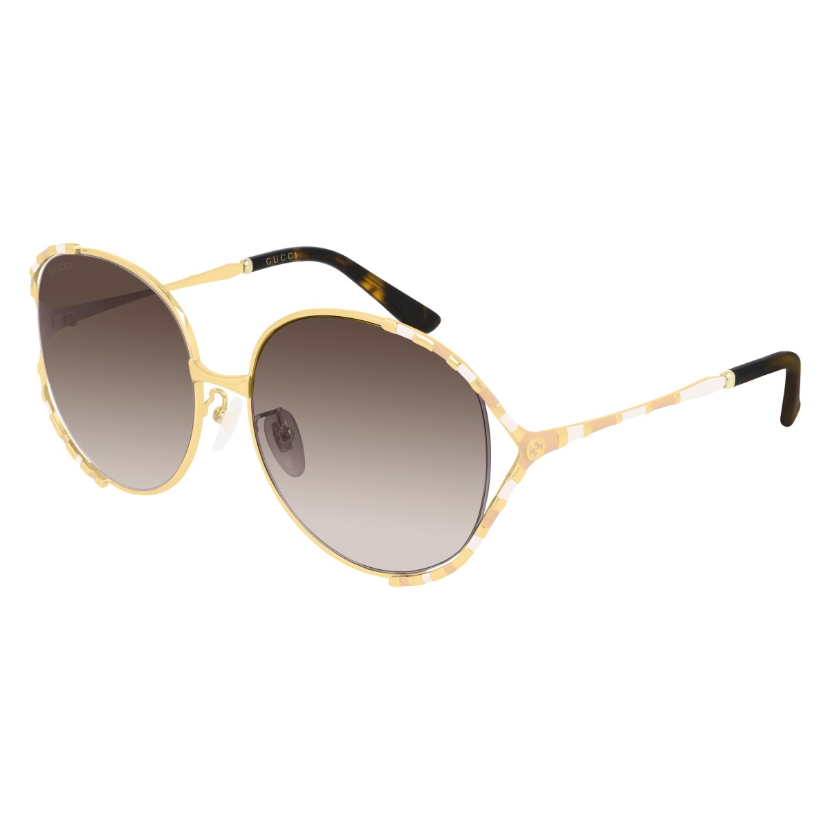 Gucci - GG0595S 004 Gold-Gold-Brown