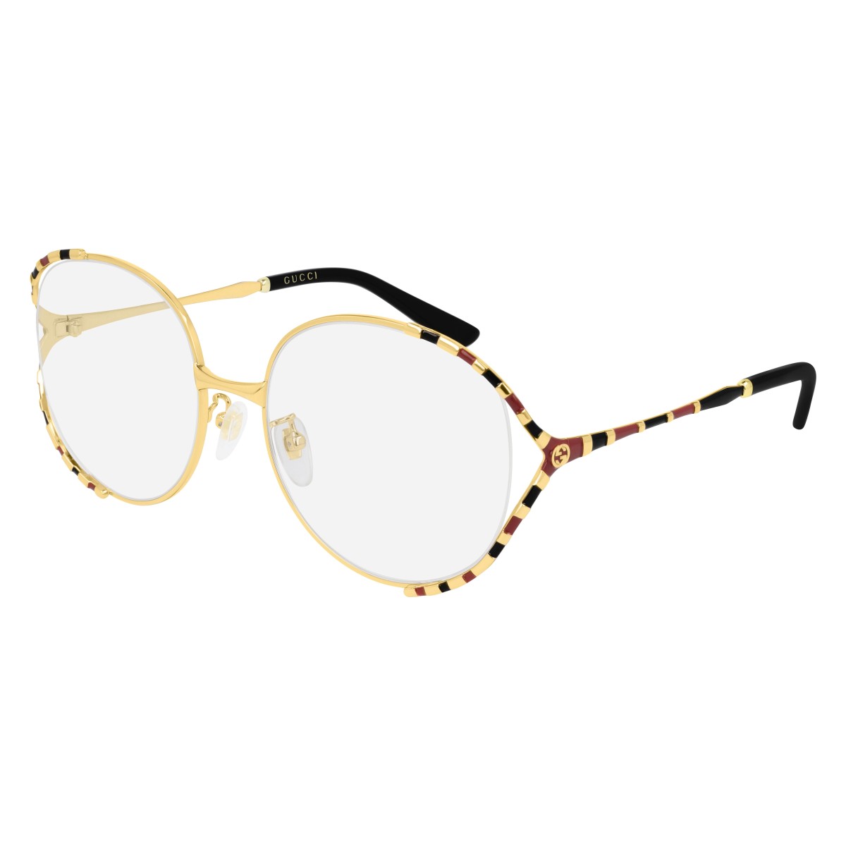 Gucci - GG0596OA 003 Gold-Gold-Transparent
