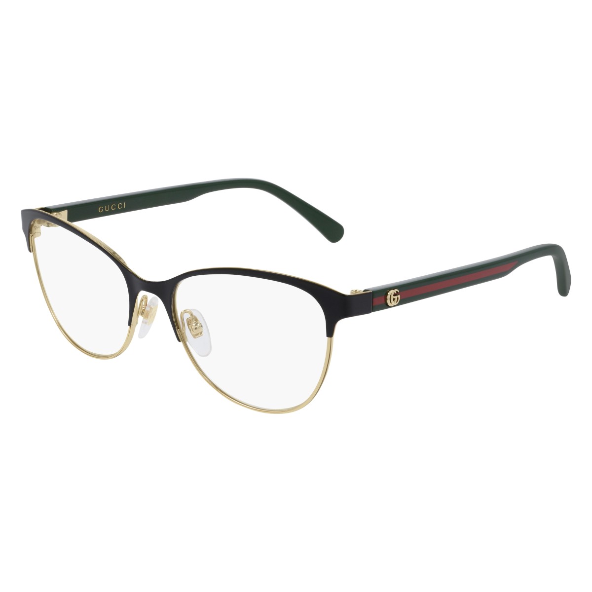 Gucci - GG0718O 004 Black-Green-Transparent