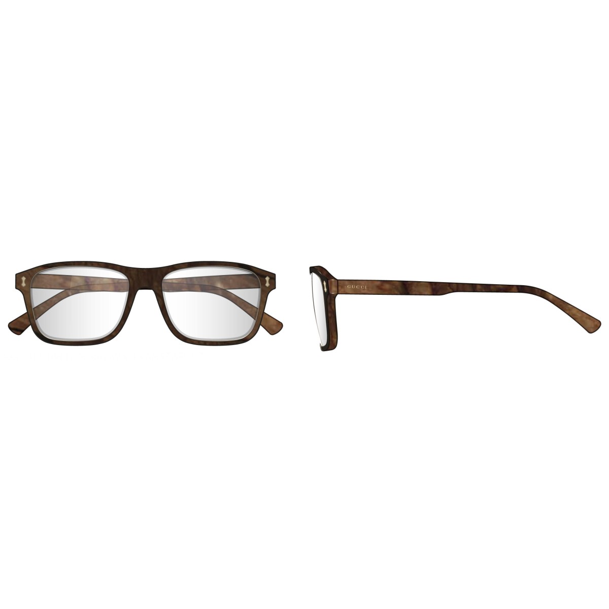 Gucci - GG1045O 003 Brown-Brown-Transparent