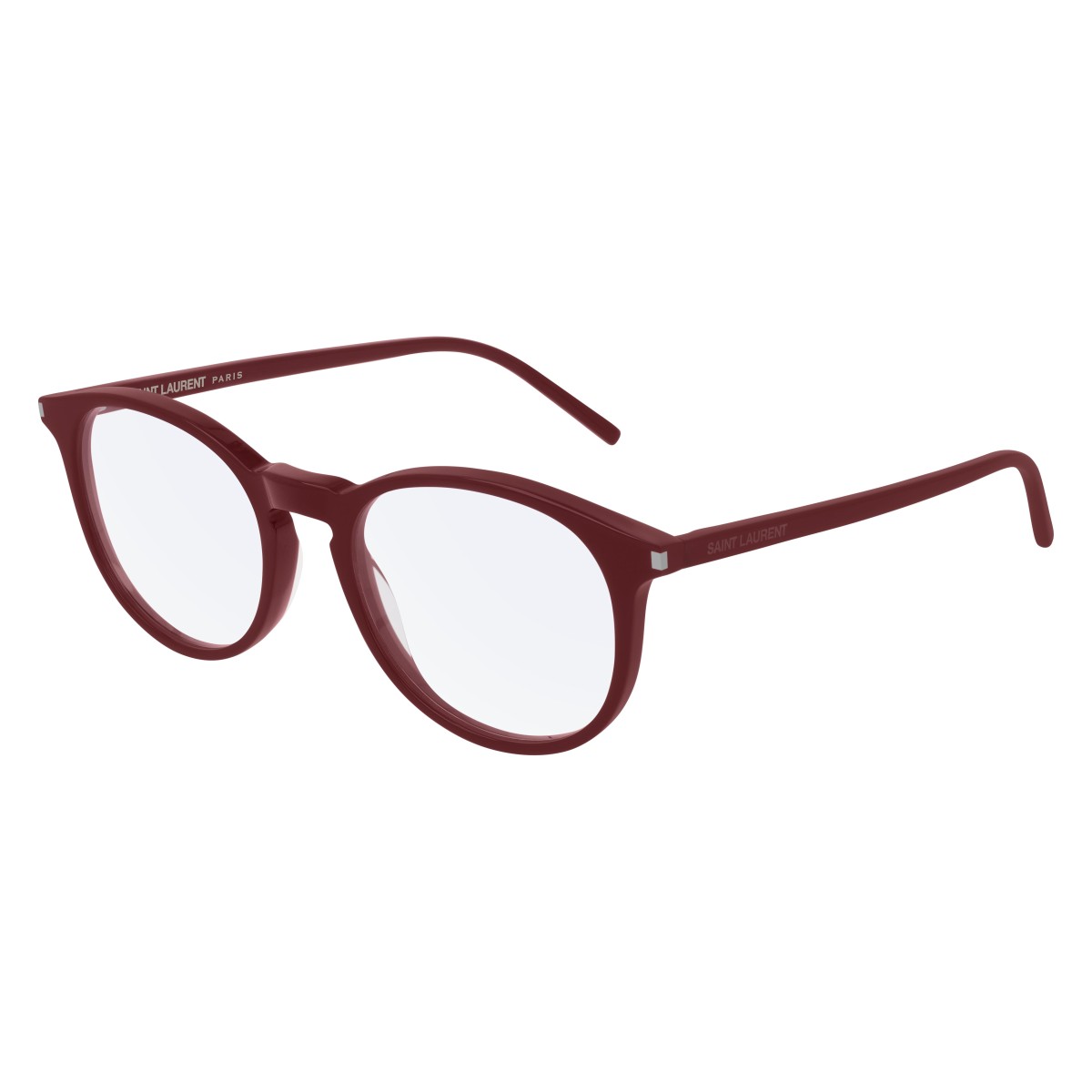 Saint Laurent - SL 106 011 Burgundy-Burgundy-Transparent