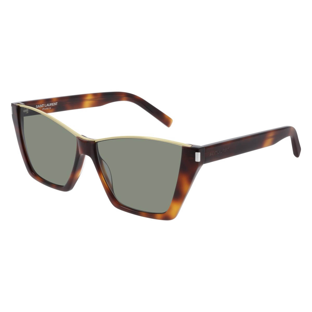 Saint Laurent - SL 369 002 Havana-Havana-Green