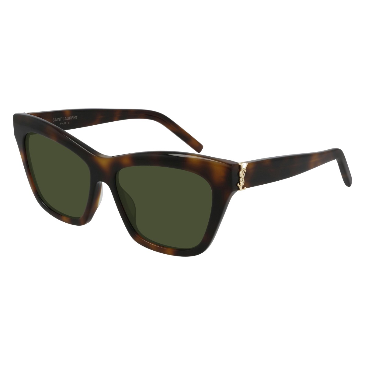 Saint Laurent - SL M79 002 Havana-Havana-Green