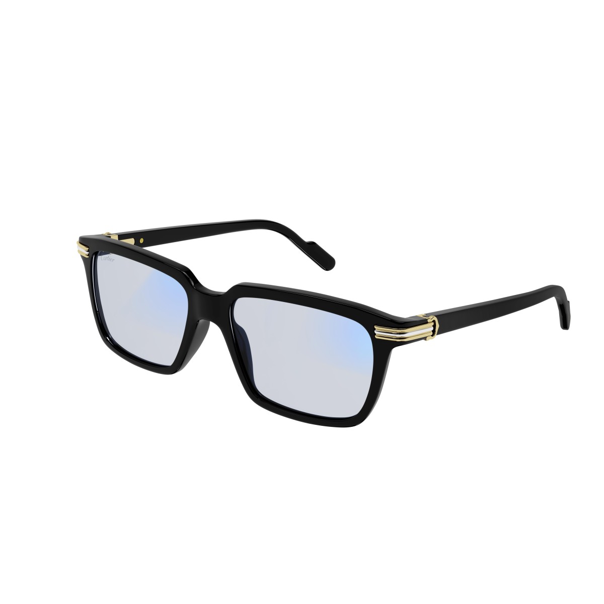 Cartier - CT0220S 006 Black-Black-Light Blue