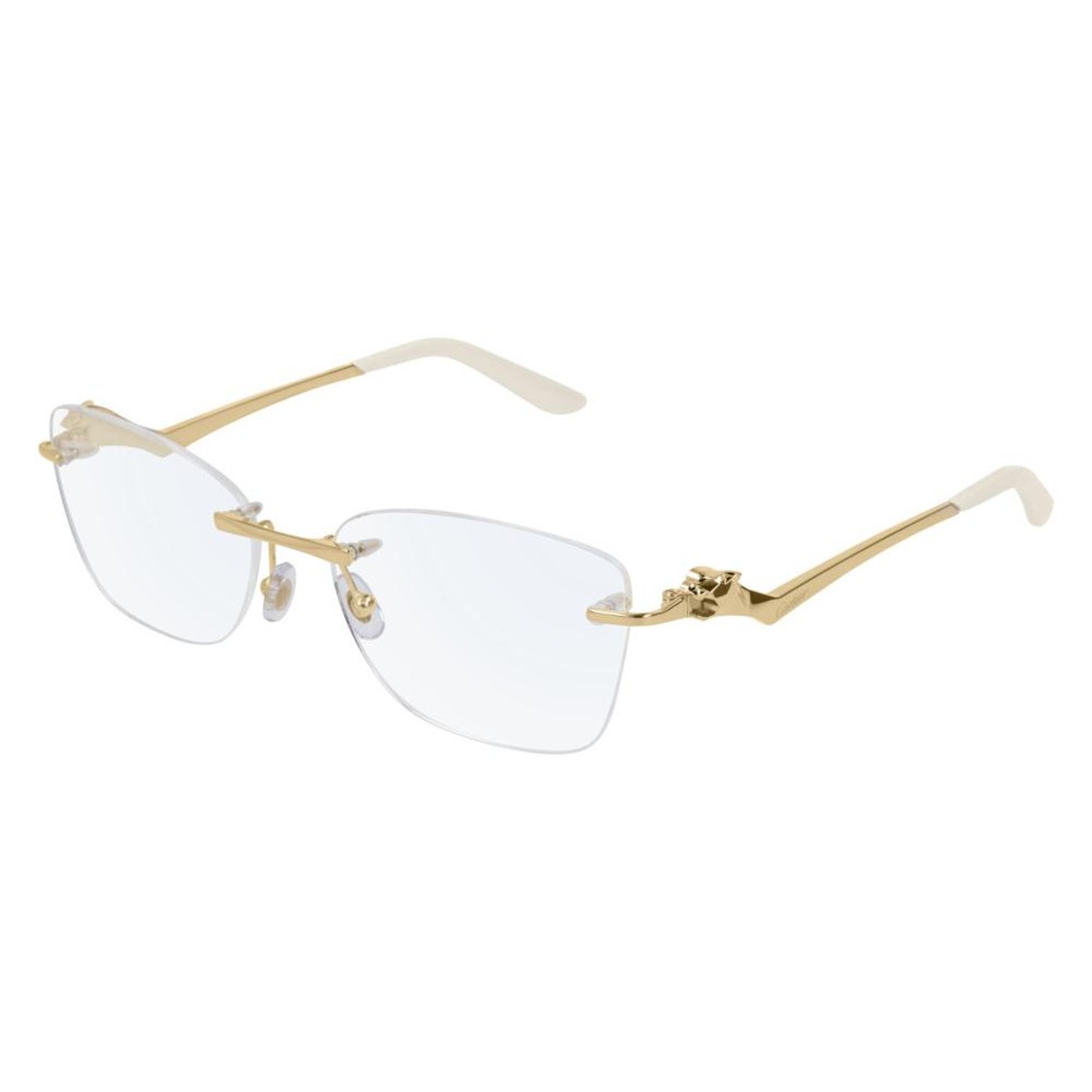 Cartier - CT0120O 002 Gold-Gold-Transparent