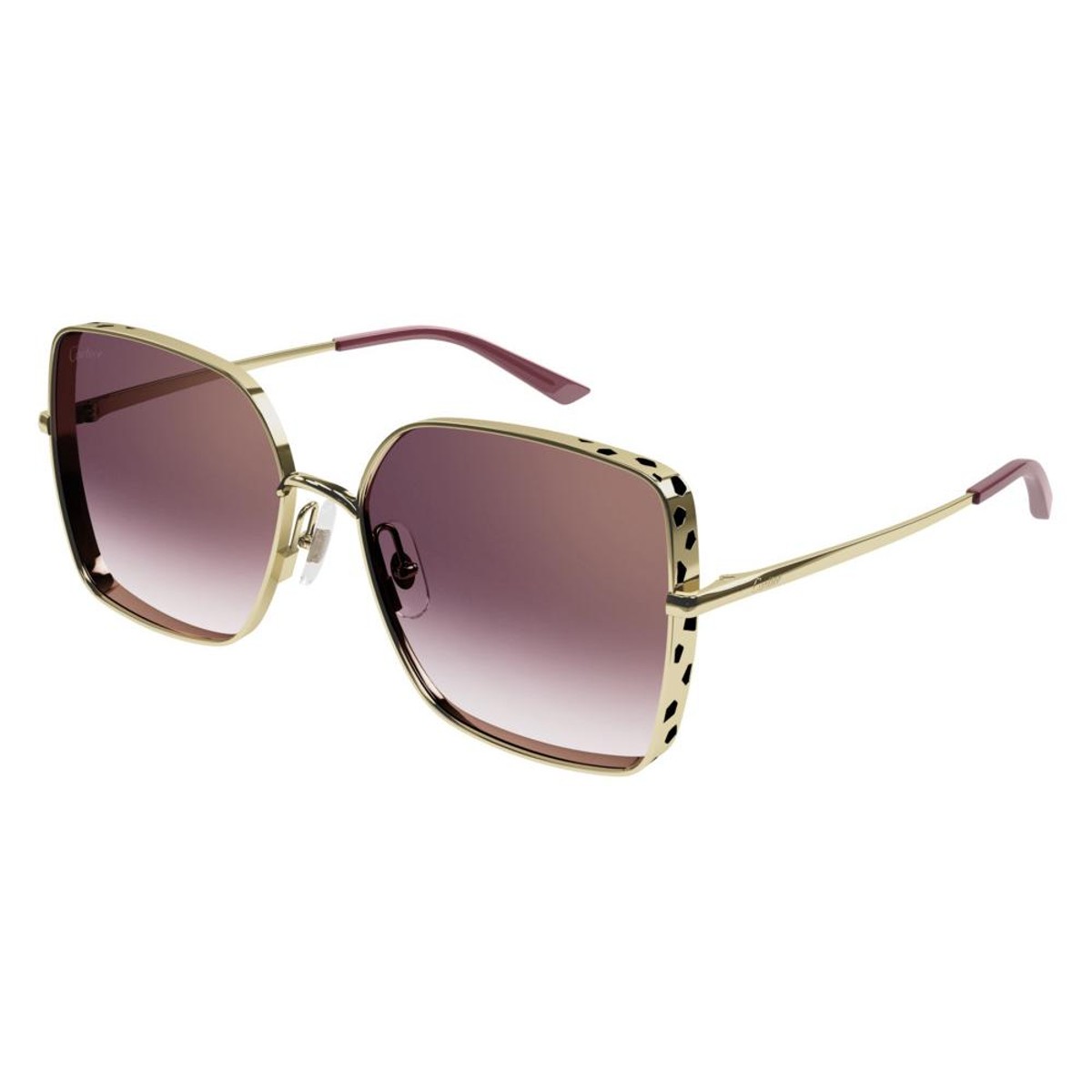 Cartier - CT0299S 003 Gold-Gold-Red