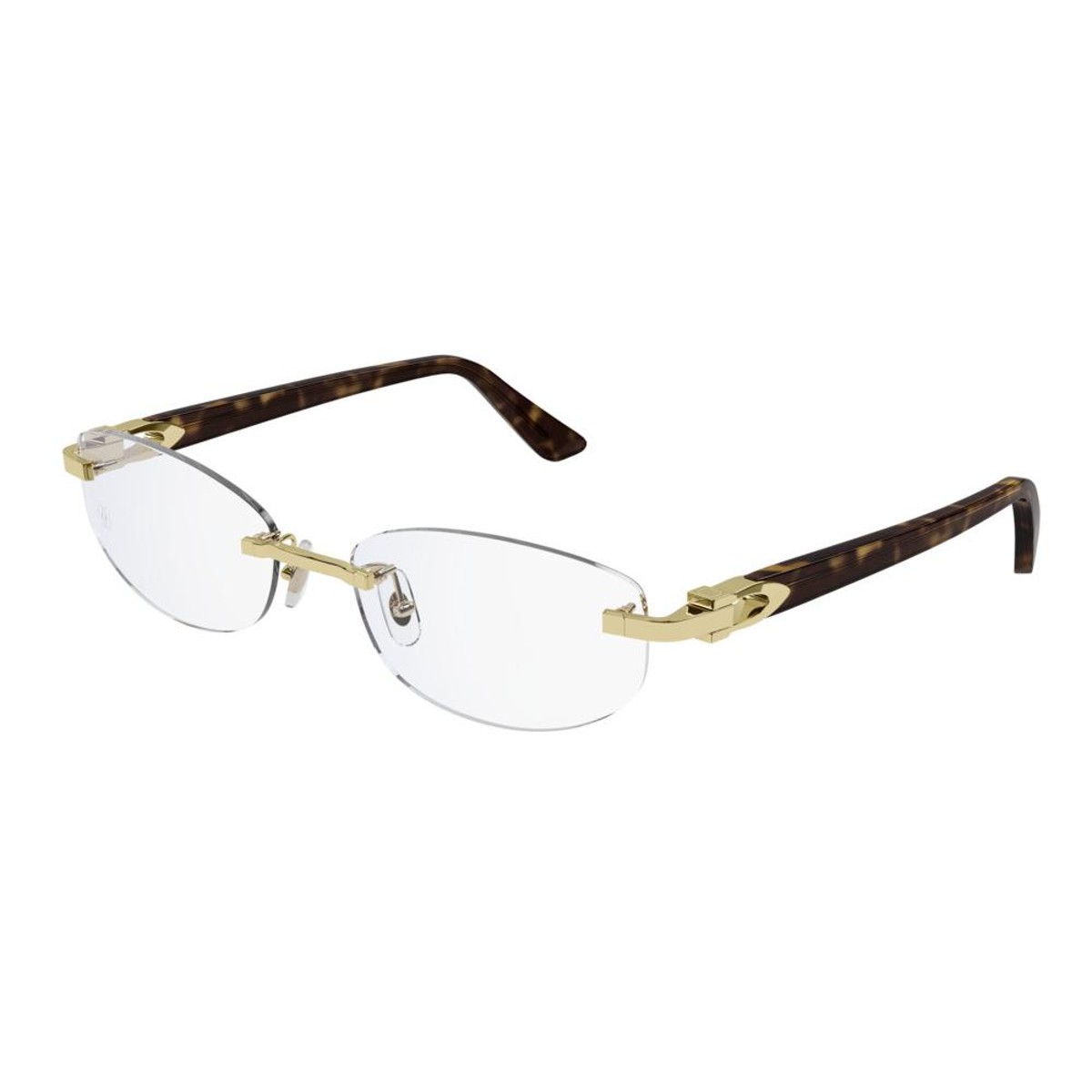 Cartier - CT0318O 002 Gold-Havana-Transparent