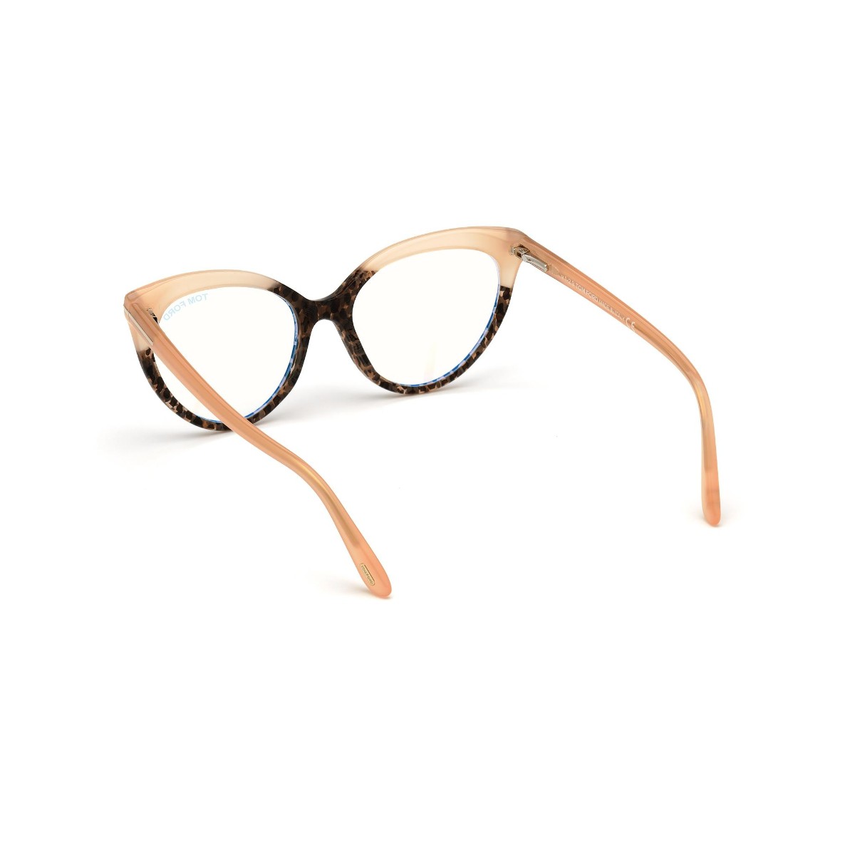 Tom Ford - TF5674-B 055 Beige Pink/Leopard Print