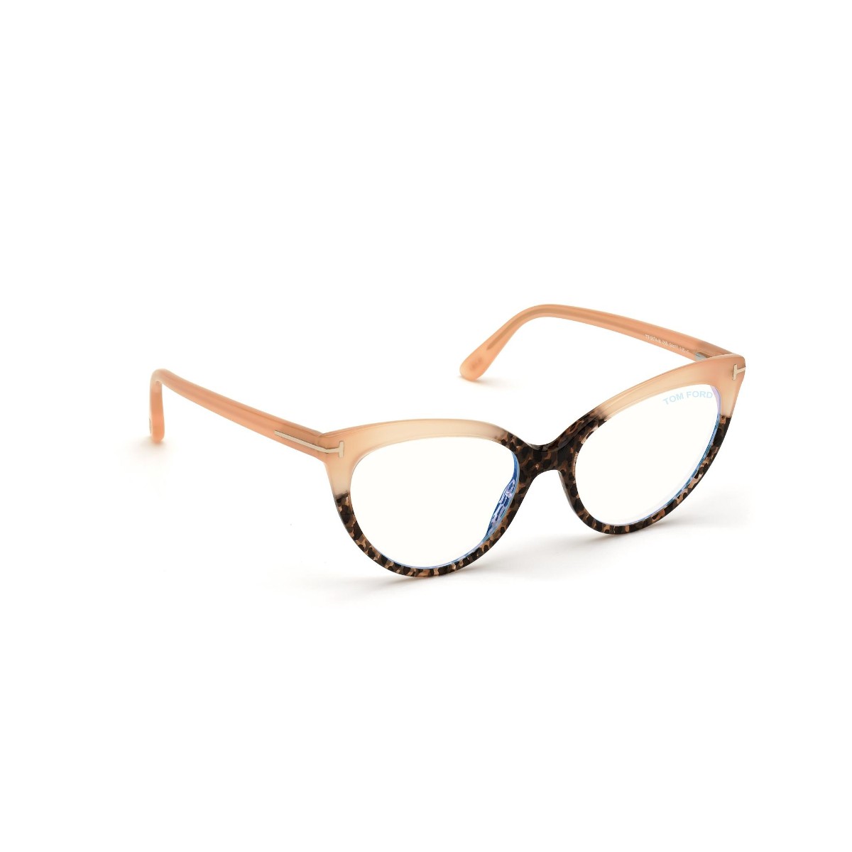 Tom Ford - TF5674-B 055 Beige Pink/Leopard Print