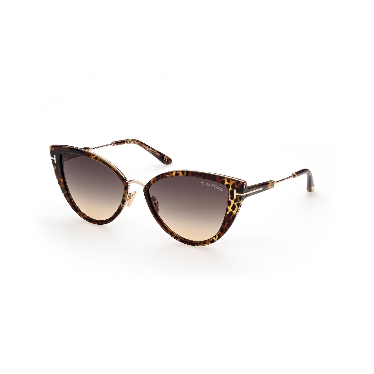 Tom Ford - TF868 52B Animal Print /Gold