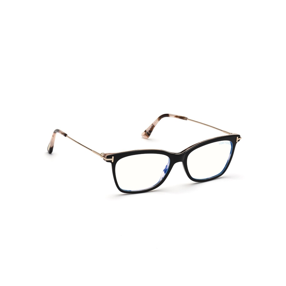 Tom Ford - TF5712-B 005 Black/Gold/Pink Tortoise
