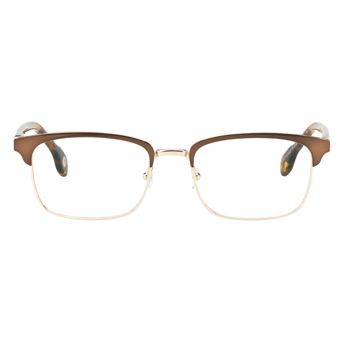 Sugar Specs - The Diplomat 03 Brown and Gold