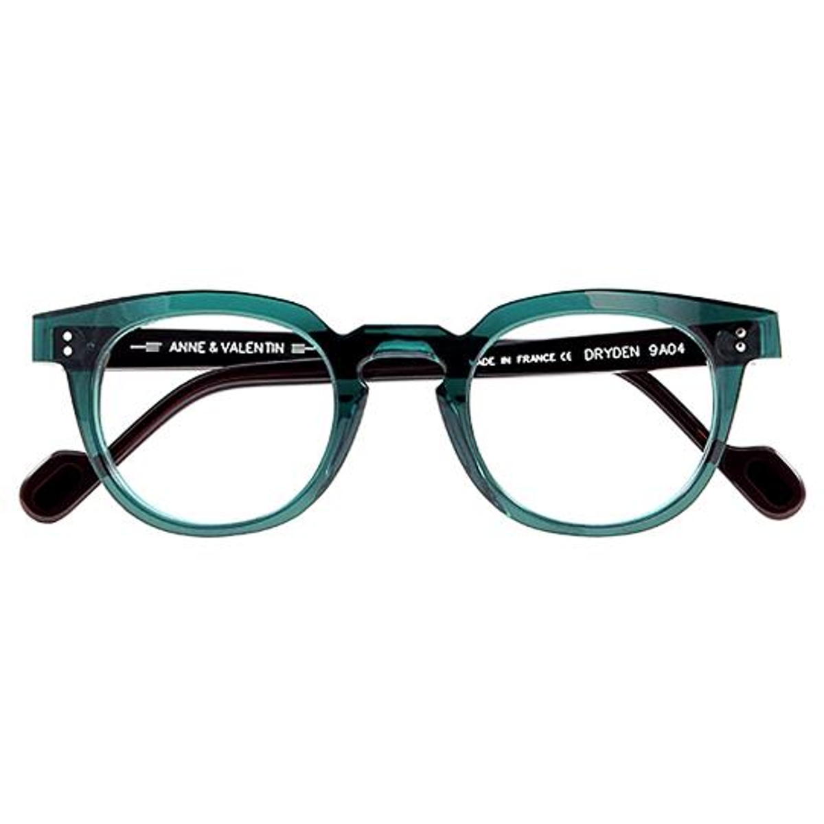 Anne et Valentin - Dryden 9A04 Teal/Brown