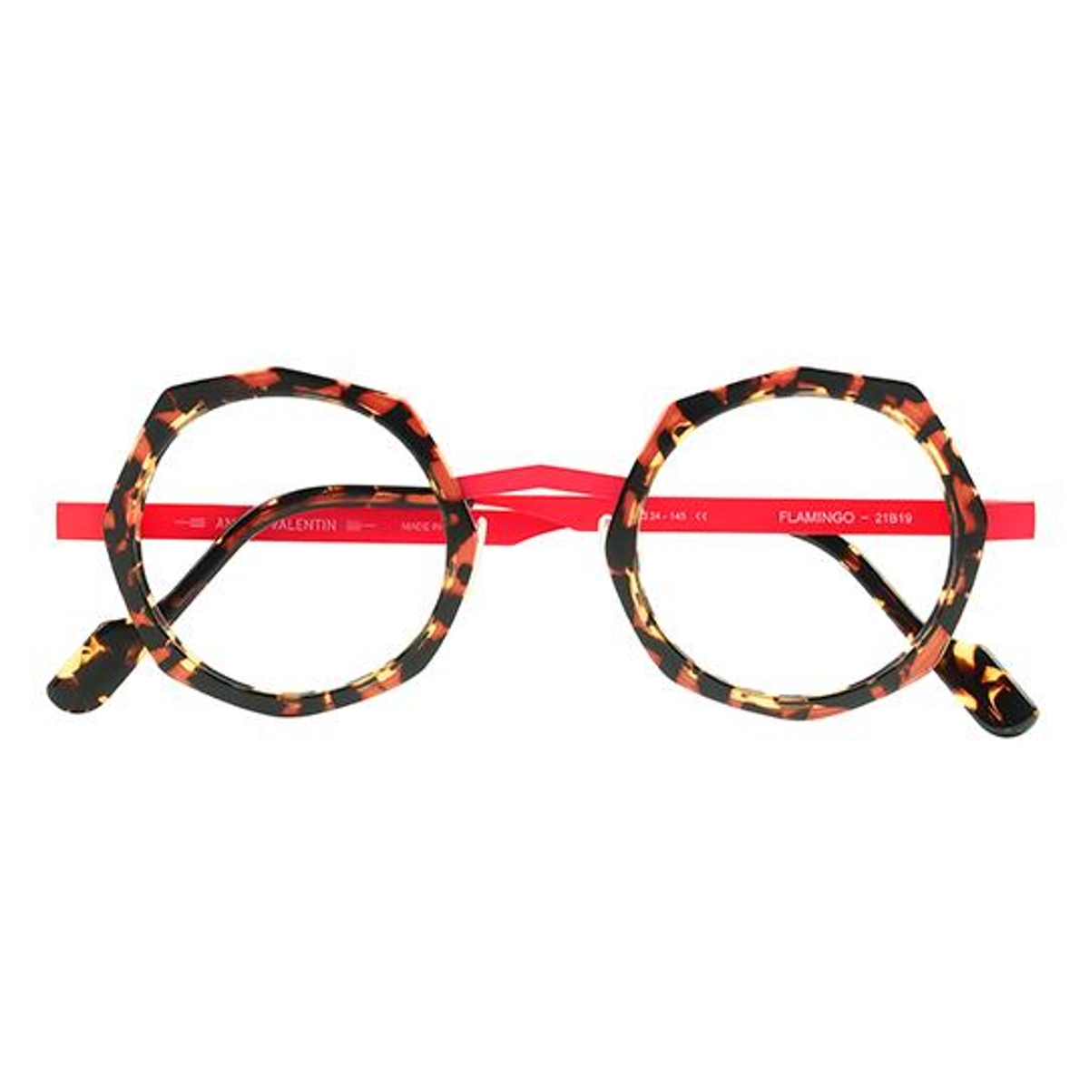 Anne et Valentin - Flamingo 21B19 Black/Tortoise/Red