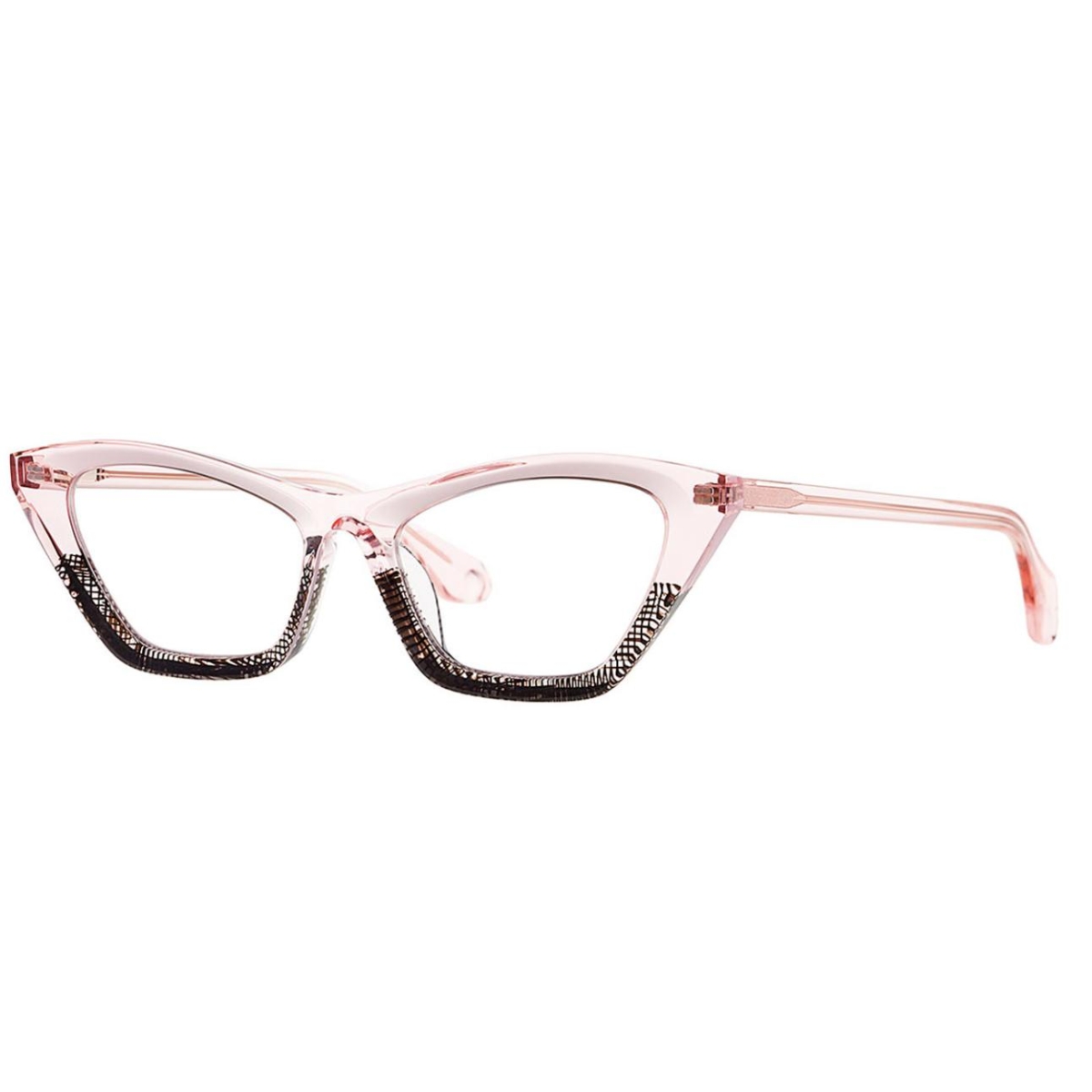 Theo - Mille+89 030 Transparent Pink/Black Lattice
