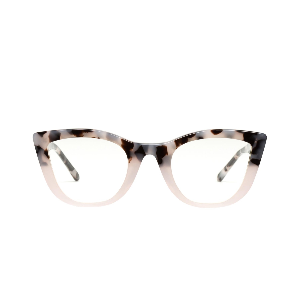 Valley Eyewear - Ludwig S0213-CLR Baby Pink Tort to Baby Pink/Clear Lens