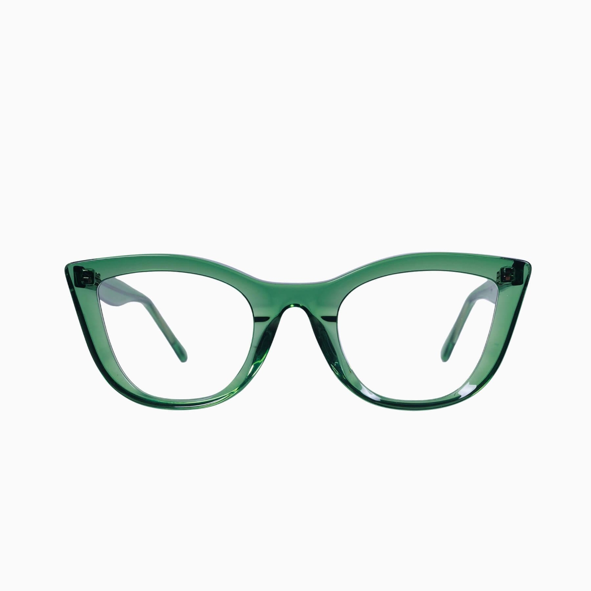 Valley Eyewear - Ludwig S0784-CLR Bottle Green/Clear Lens