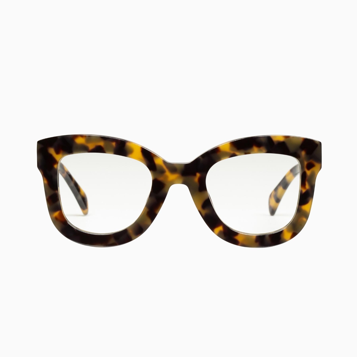 Valley Eyewear - Belgrade S0352-CLR Yellow Grey Tort/Clear Lens